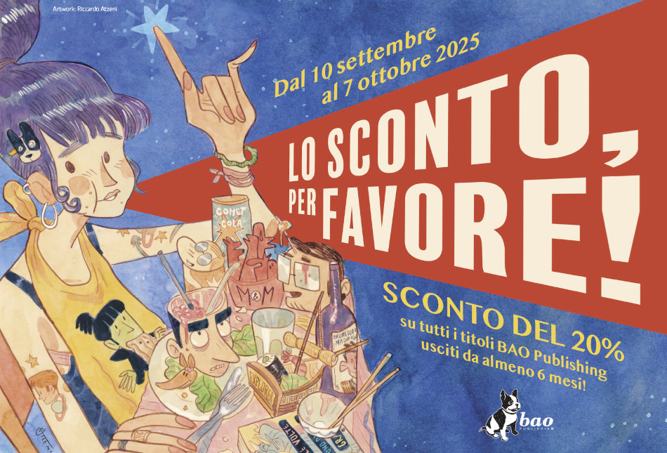 Bao Publishing annuncia il 20% di sconto fino al 7 ottobre Bao Publishing annuncia il 20% di sconto fino al 7 ottobre